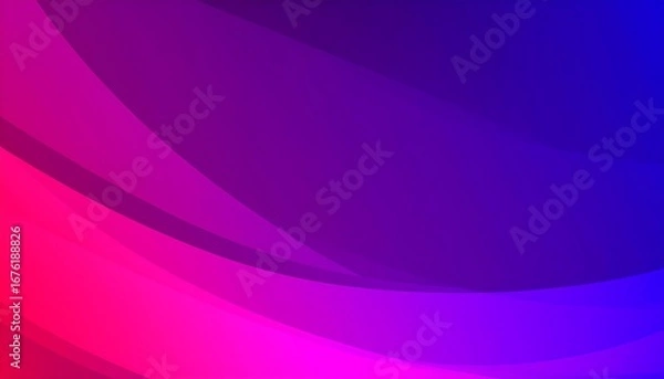 Obraz Abstract gradient curves