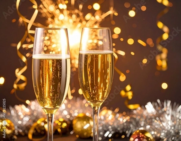 Obraz Christmas. Generated image