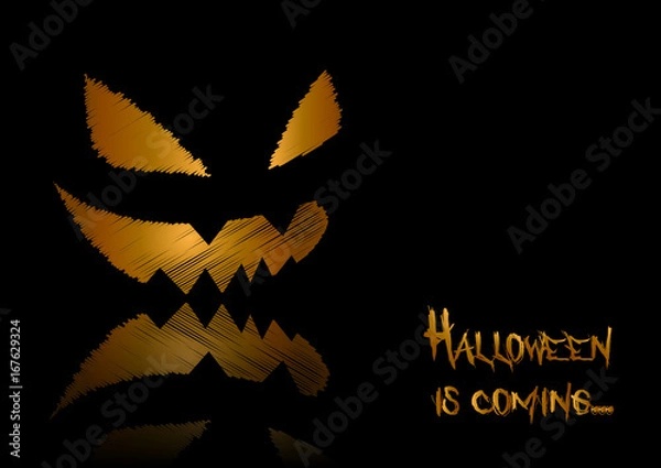 Obraz Halloween Is Coming Abstract Background