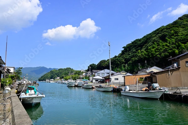 Obraz 舞鶴湾の吉原入江