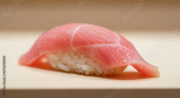 Fototapeta 鮪の寿司 一貫 クローズアップ