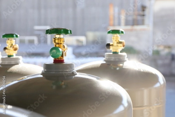 Fototapeta LPガスのガスボンベ