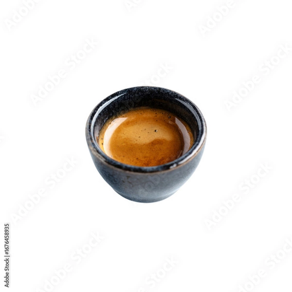 Obraz Single Espresso Shot in Dark Ceramic Cup