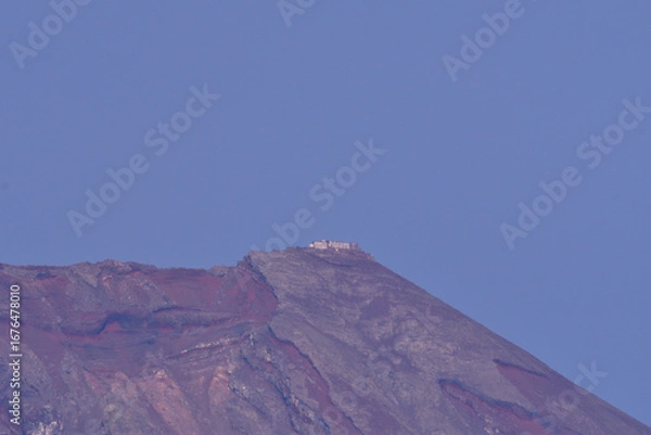 Obraz 夏の富士山の山頂風景