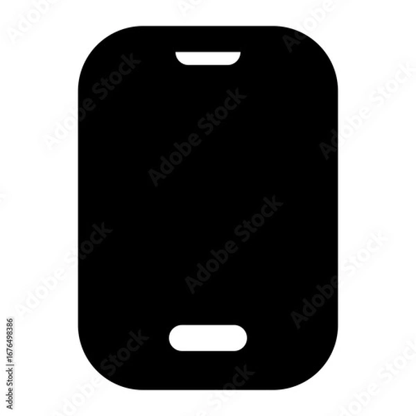 Obraz Mobile app icon with line style