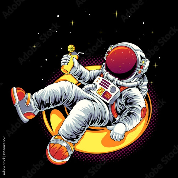 Obraz Astronaut chilling in space