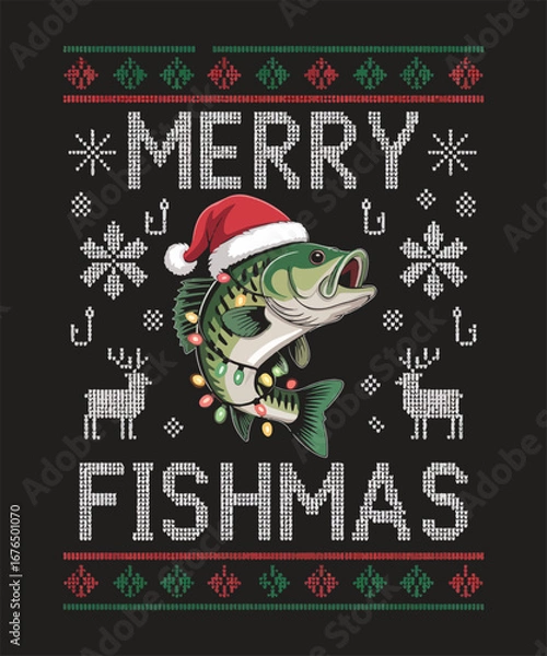 Obraz Merry fishmas