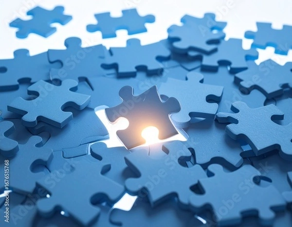 Fototapeta The Missing Piece – Finding Completion