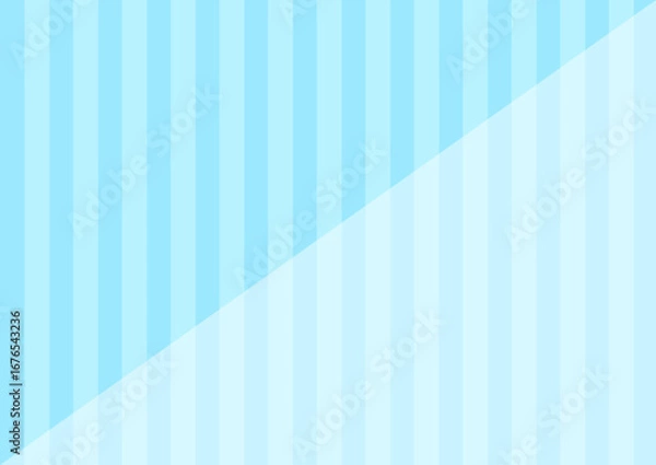 Fototapeta 背景　ストライプと半分透かし　水色