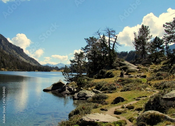 Obraz Lac de Seyen dans les Pyrénnés
