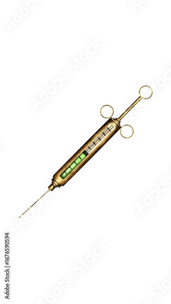 Fototapeta needle and syringe