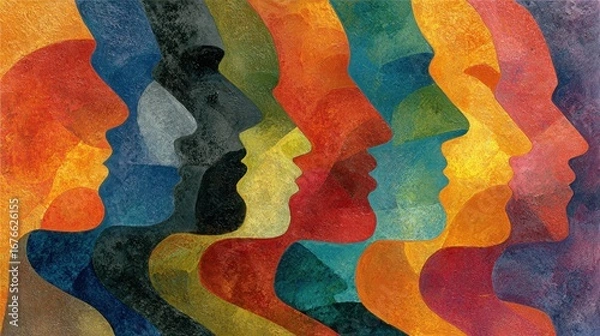 Fototapeta Awareness of emotions fosters compassion and emotional intelligence, guiding responses that create supportive, healthy interpersonal dynamics.
