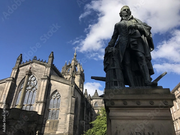 Fototapeta Adam Smith Statue