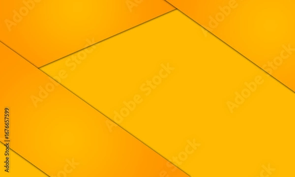 Fototapeta Yellow Abstract Geometric Background Design For Banner, Presentation, Web or Cover