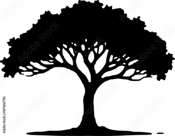 Fototapeta Rooted in Silence: The Tree of Life"