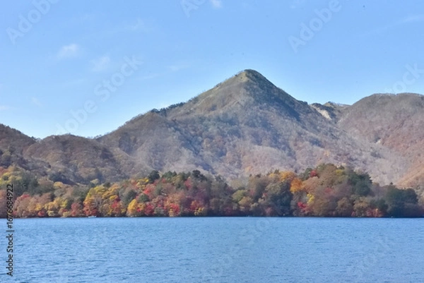 Fototapeta 山と湖