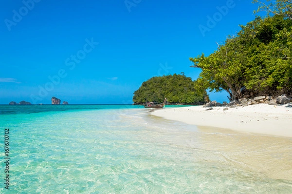 Obraz Scenics View of Paradise Tropical Beach