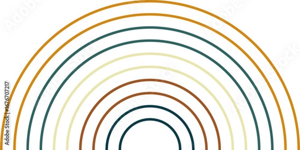 Obraz Abstract topographic shapes set contour lines