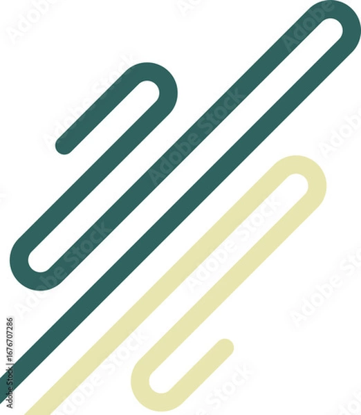 Obraz Abstract topographic shapes set contour lines