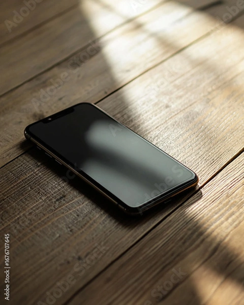 Fototapeta Smartphone mockup. Generative AI.