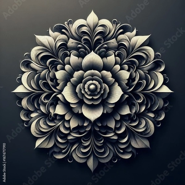 Obraz Vignette Gradient A gradient that fades from a solid color in th