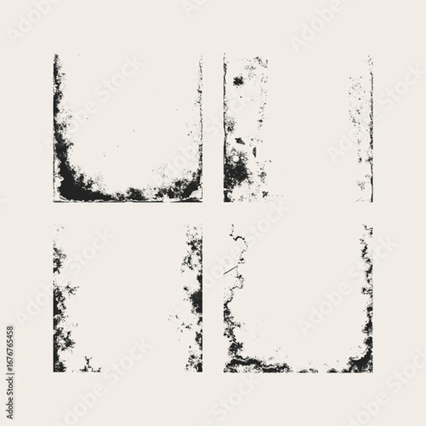 Fototapeta Moldy textiles vector grunge texture stylish design element