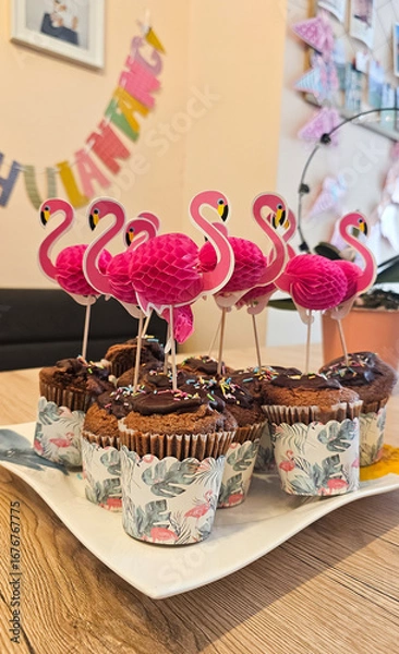 Obraz Muffins mit Dekoration