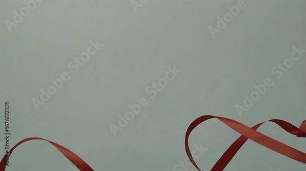 Fototapeta Simple composition with text area and subtle patriotic decorations