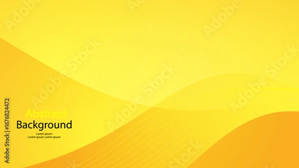 Fototapeta Yellow color background abstract art vector