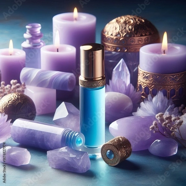 Fototapeta Alabaster AfterBite calming blue liquid