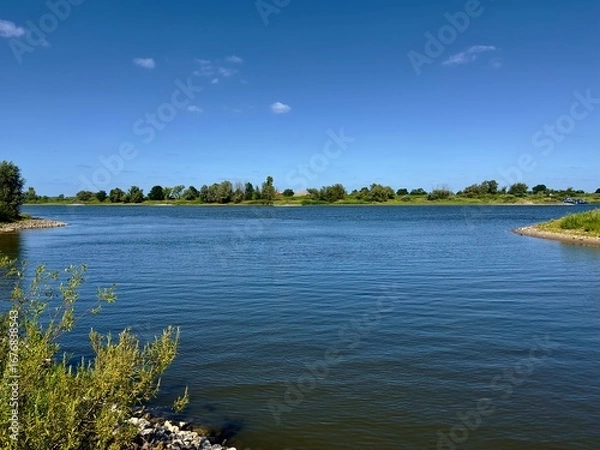 Obraz Elbe in Bleckede (Niedersachsen)