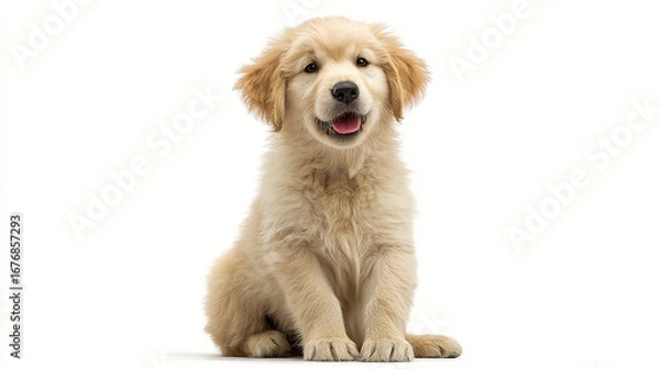 Fototapeta golden retriever puppy