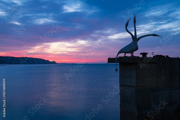 Obraz Folkestone wschód słonca