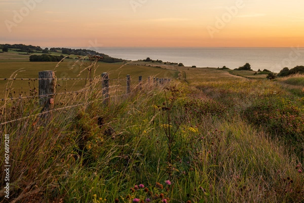 Obraz krajobraz , wschód słońca 