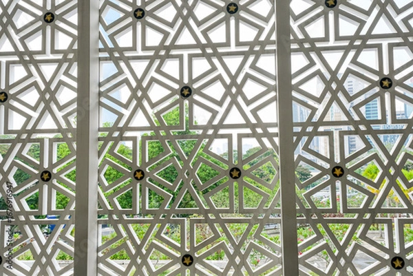 Obraz モスクの外壁に使われた独特な模様