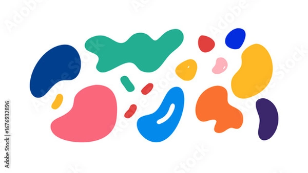 Obraz Organic Shape Collection abstract blob