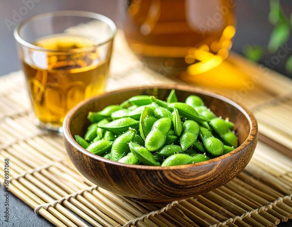 Obraz 梅酒と枝豆