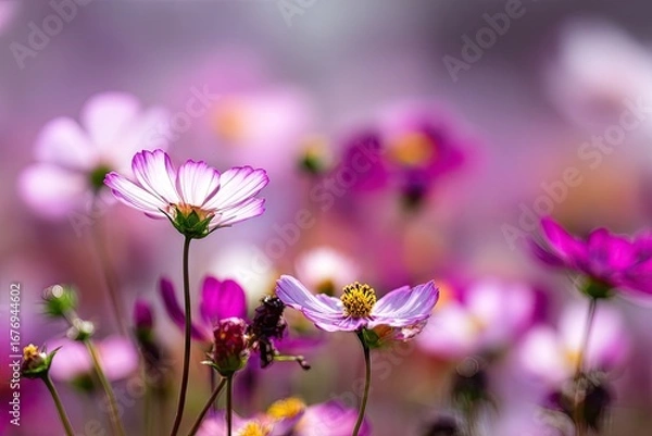 Obraz Pink Meadow Flowers