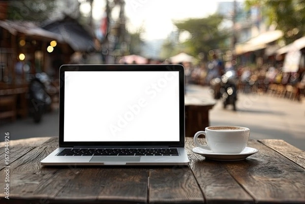 Obraz Laptop and Coffee