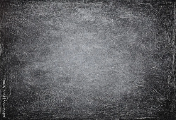 Fototapeta Textured gray-black background with marks