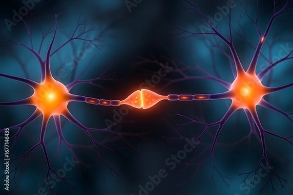 Obraz Neural Communication and Brain Signals