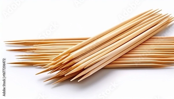 Fototapeta toothpick isolated on white background