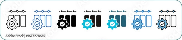 Obraz Stability Icon Pack Multistyle Editable Stroke