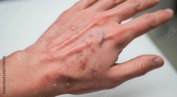 Obraz eczema on hand