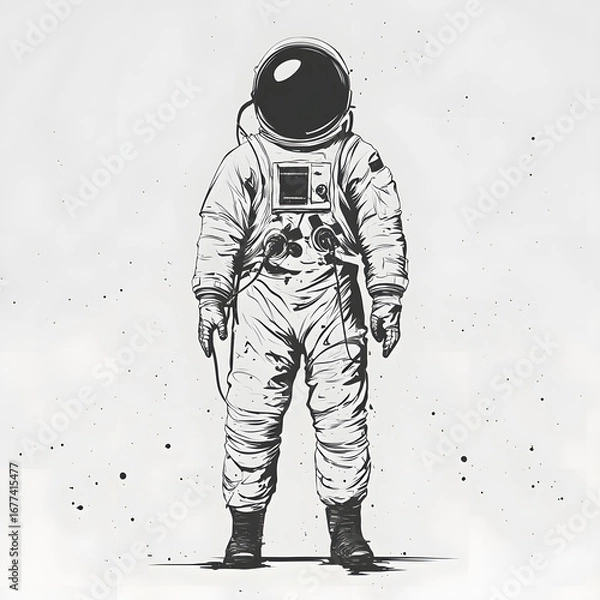 Obraz Minimalist Astronaut