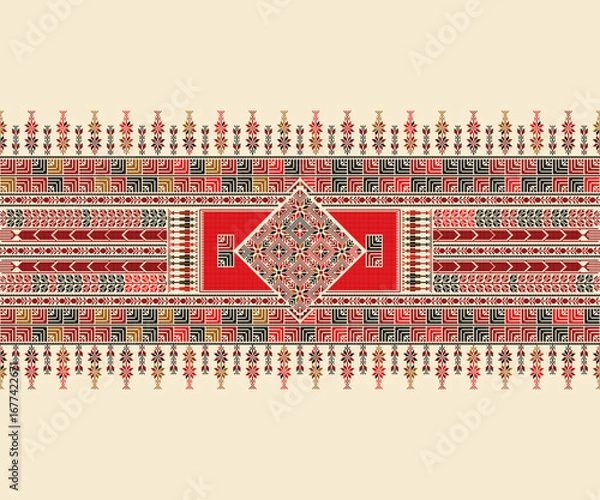 Obraz Tatreez palestinian border 20