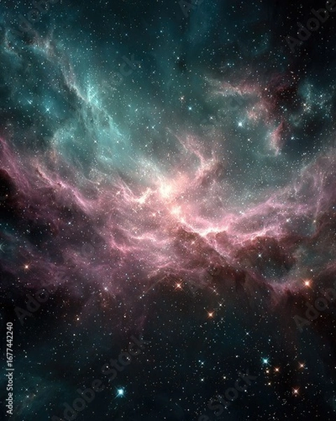 Fototapeta Nebula in deep space
