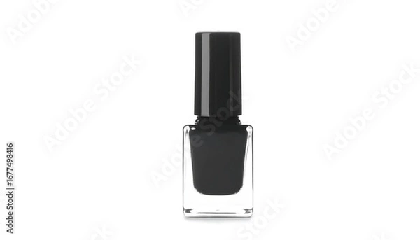 Obraz Black nail polish bottle