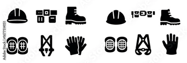 Obraz Construction Gear Icons