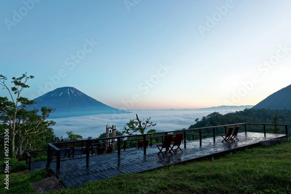 Fototapeta ルスツの雲海テラス